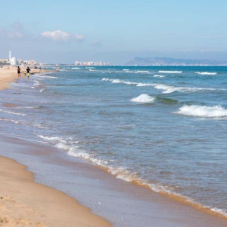 Apartamento 1ª Linea En Playa De Gandia Exteriör bild