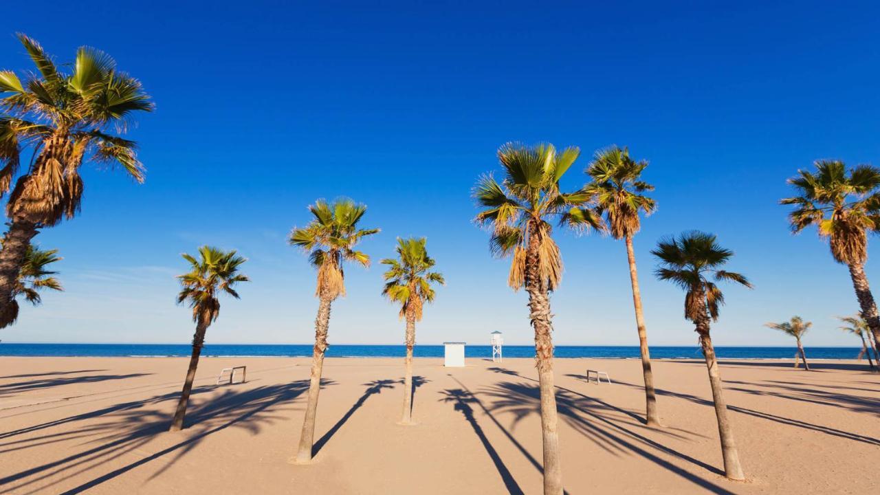 Apartamento 1ª Linea En Playa De Gandia Exteriör bild